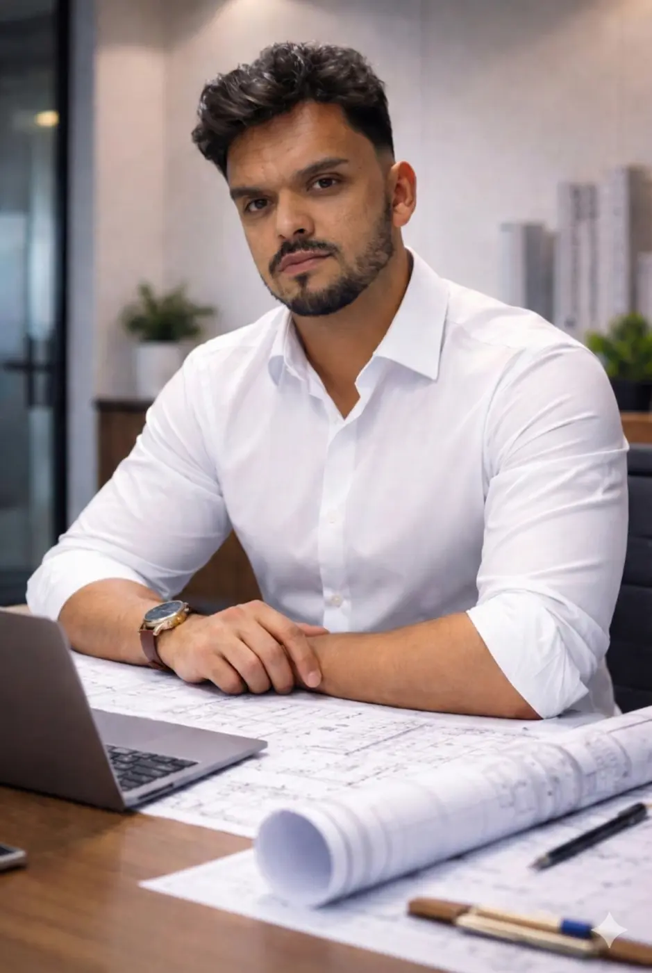 Engenheiro civil Thiago Grota, responsável técnico
